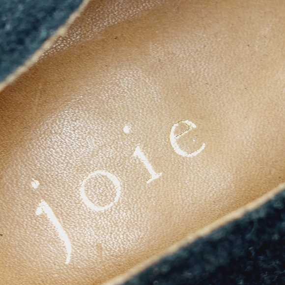 Joie Baler Black suede Leather Western Ankle Boots C1036 - Picture 10 of 14